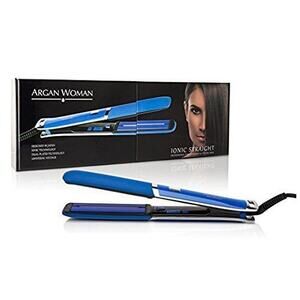 NEW Argan Woman Professional Ceramic Ionic Digital Flat Hair Iron 1 Inch